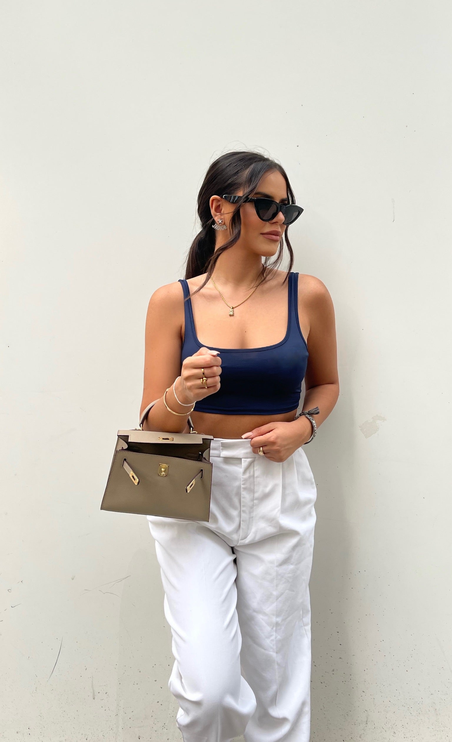 Rivora | Signature Mini Handbag Women's Structured Top Handle Bag