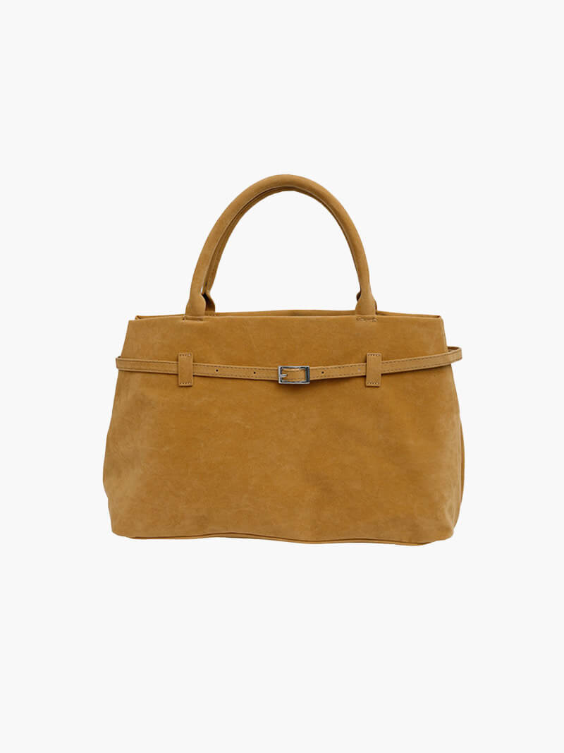 Rivora | Brown Faux Leather Handbag Chic & Sophisticated