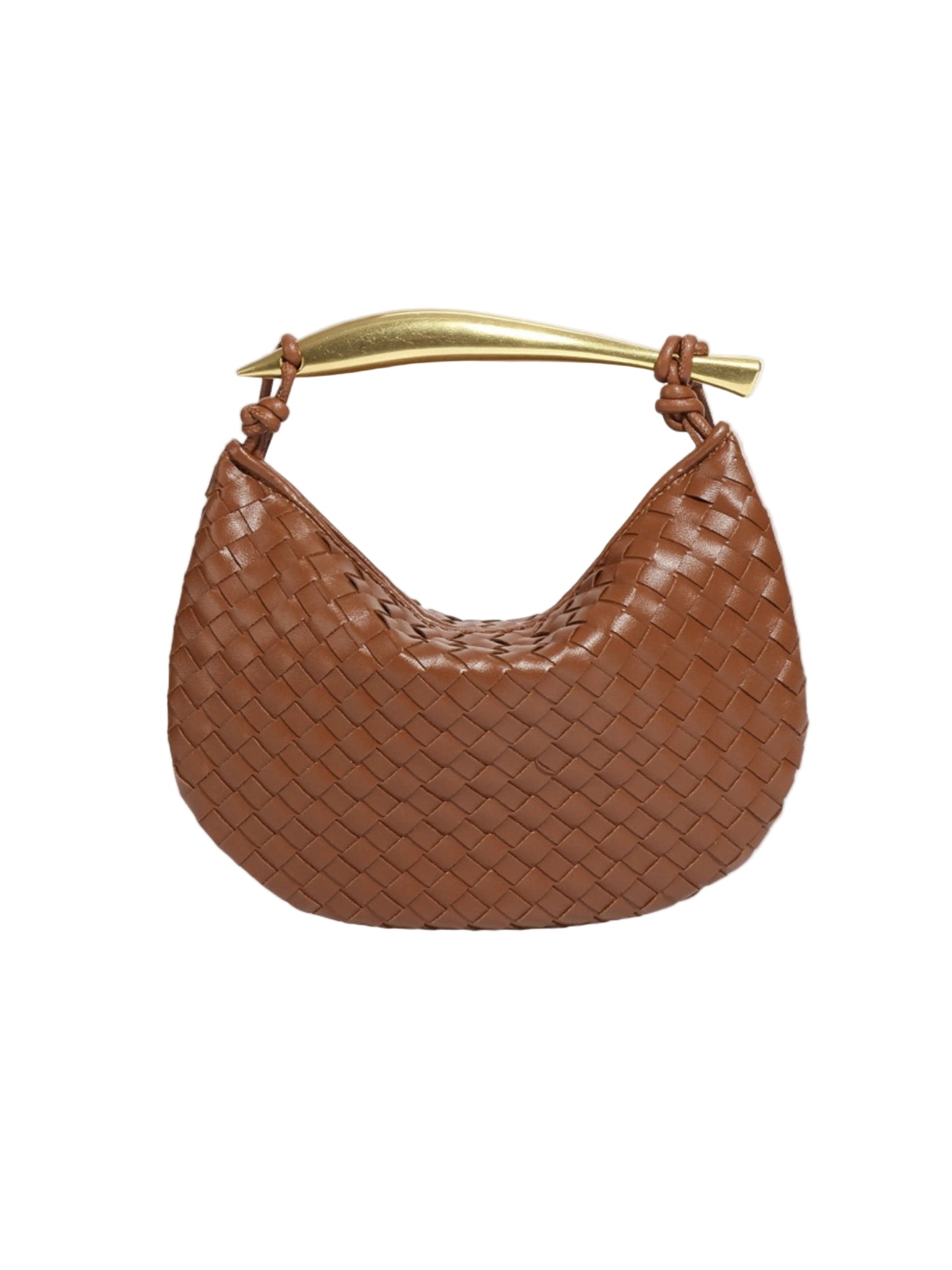 Rivora | Woven Handbag Sculptural Handle Designer-Inspired Bag