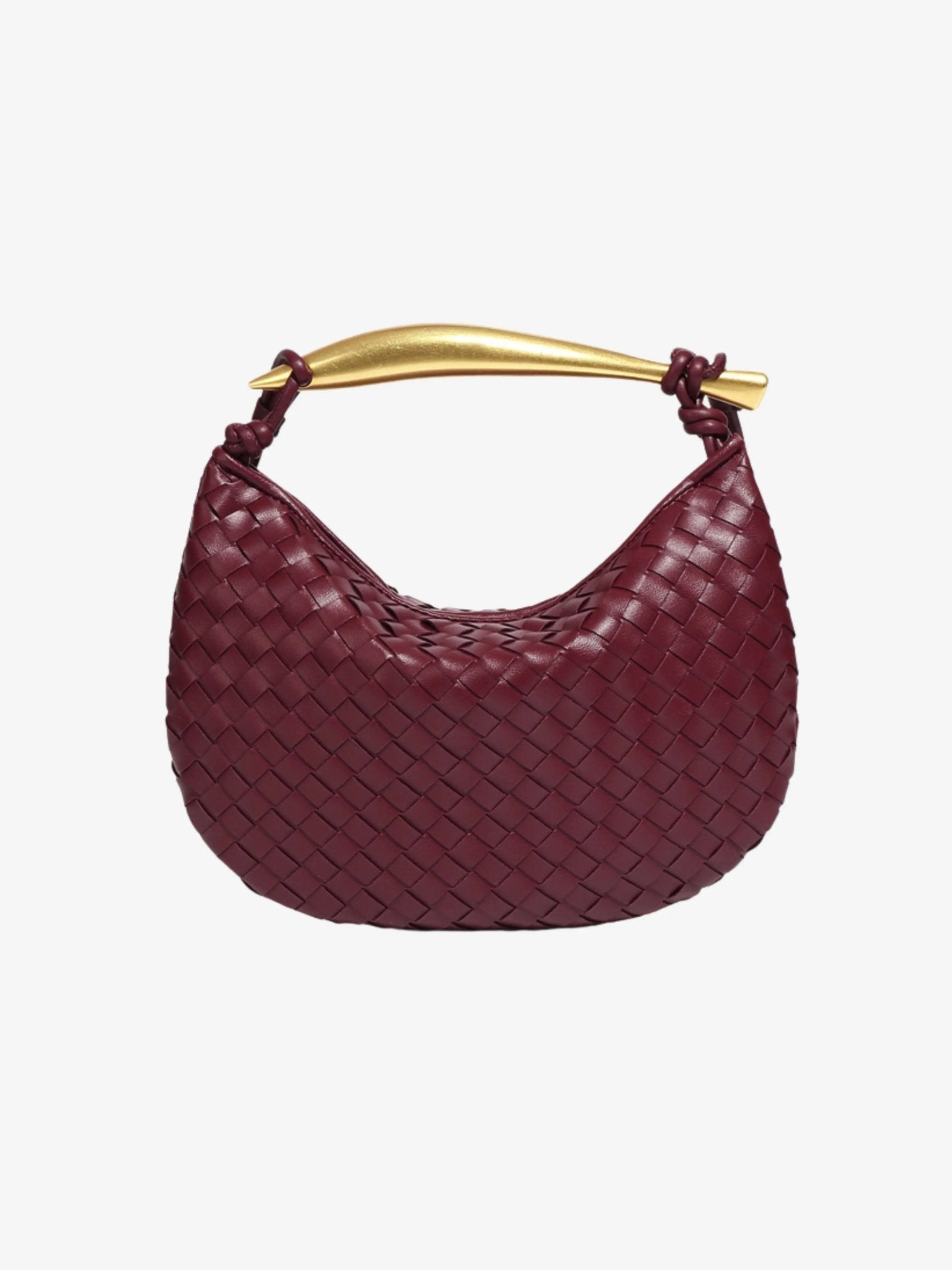 Rivora | Woven Handbag Sculptural Handle Designer-Inspired Bag