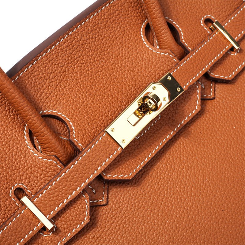 Rivora | Tan Textured Handbag Classic & Timeless