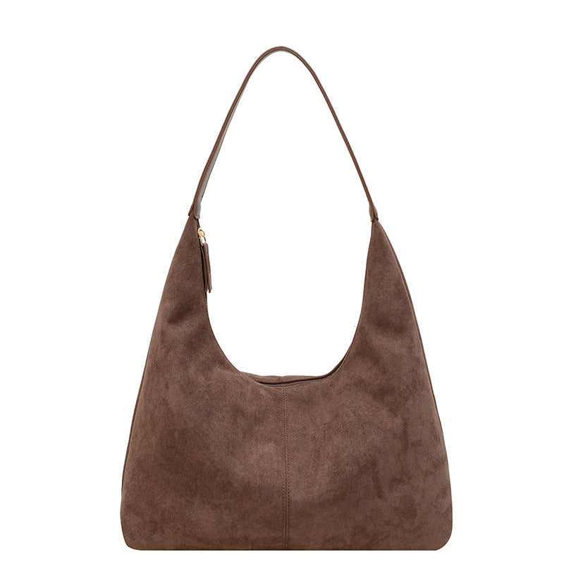 Rivora | Minimal Vegan Suede Hobo Bag Timeless & Chic