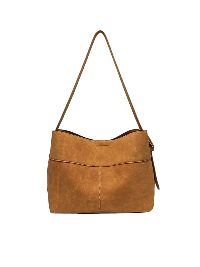 Rivora | Luxe Suede Shoulder Bag Effortless & Chic