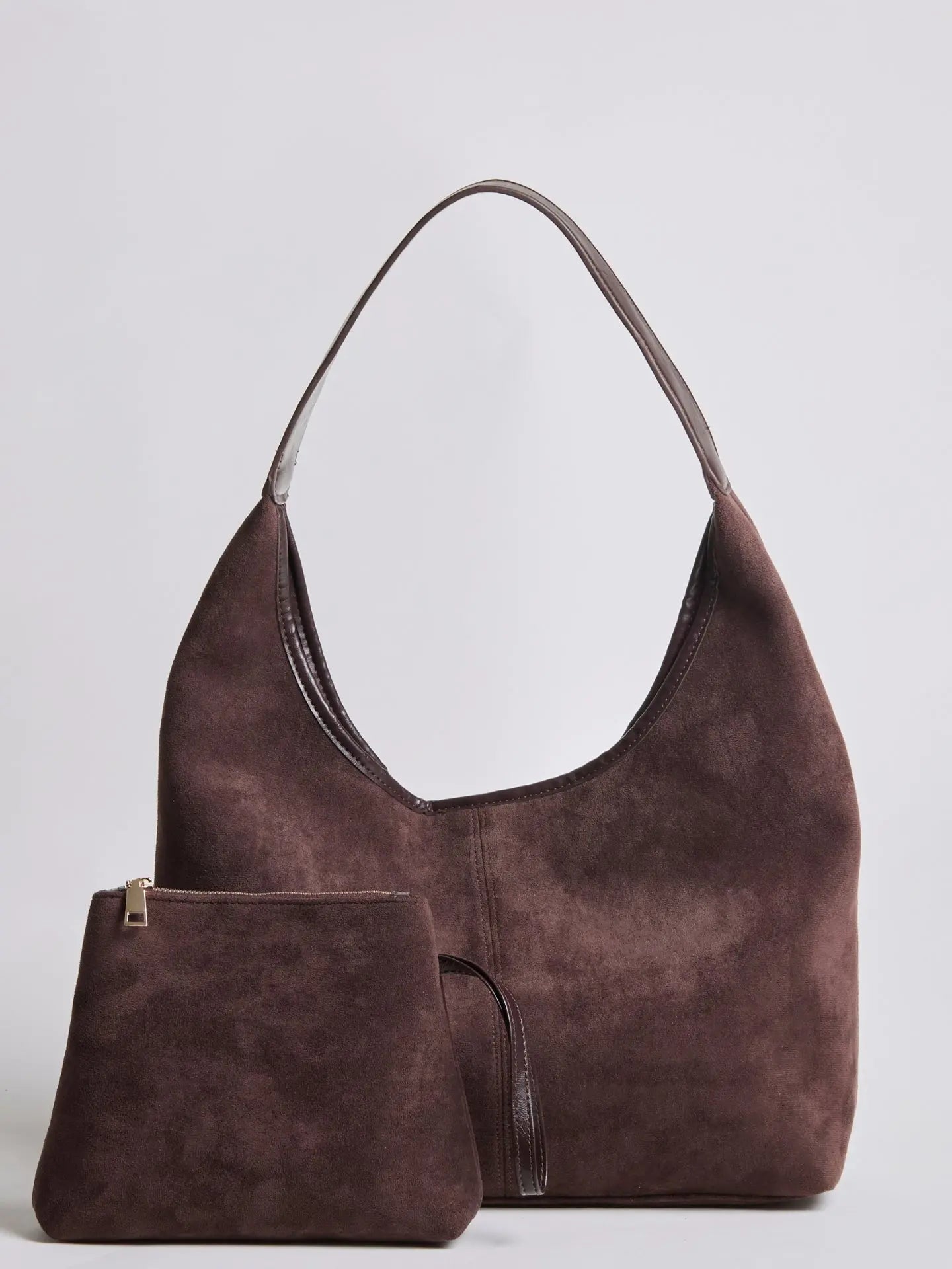 Rivora | Minimal Vegan Suede Hobo Bag Timeless & Chic