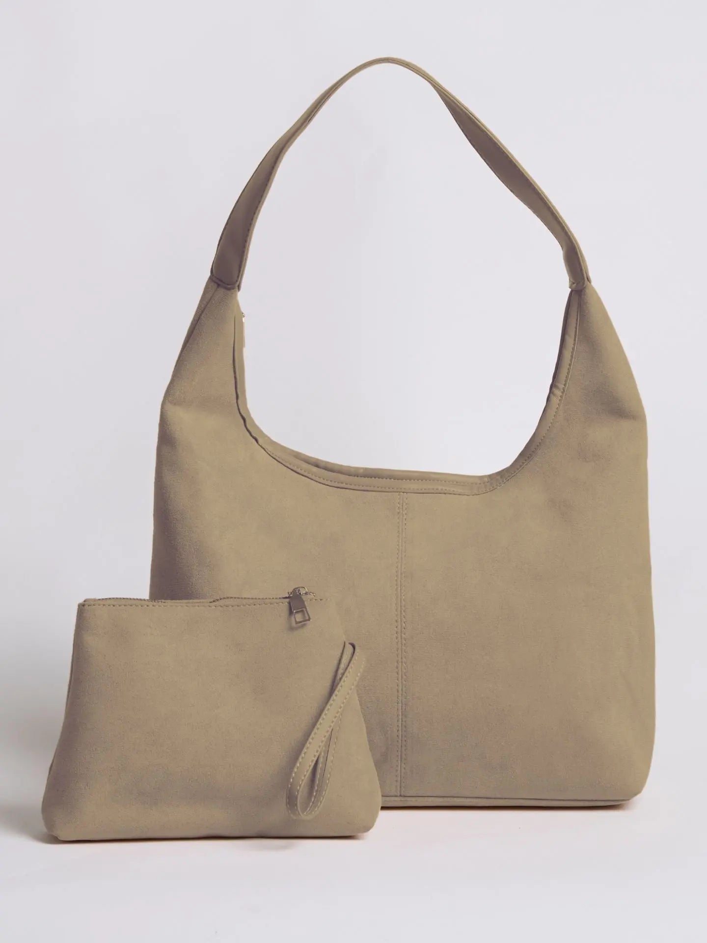 Rivora | Minimal Vegan Suede Hobo Bag Timeless & Chic