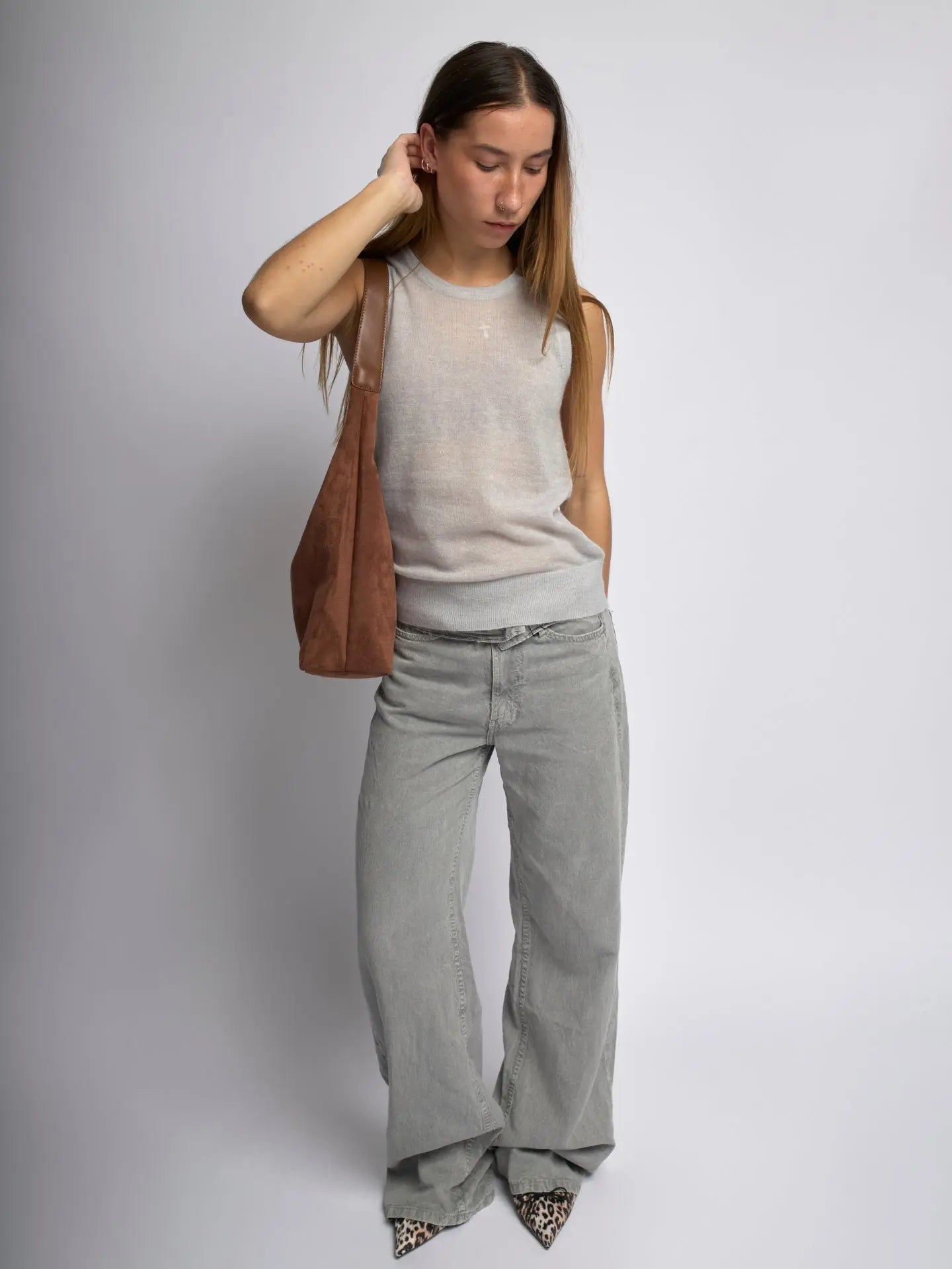 Rivora | Minimal Vegan Suede Hobo Bag Timeless & Chic