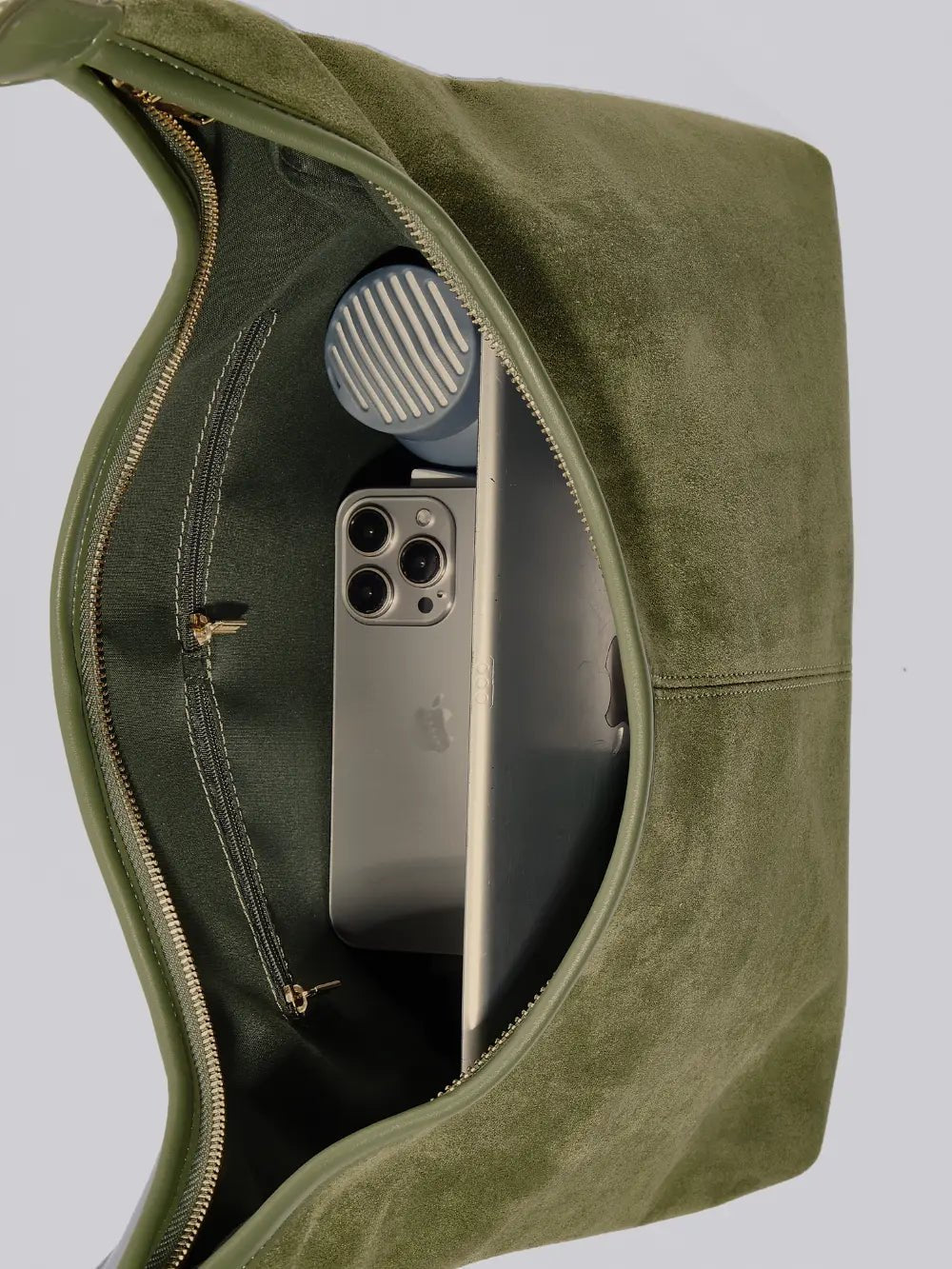 Rivora | Minimal Vegan Suede Hobo Bag Timeless & Chic