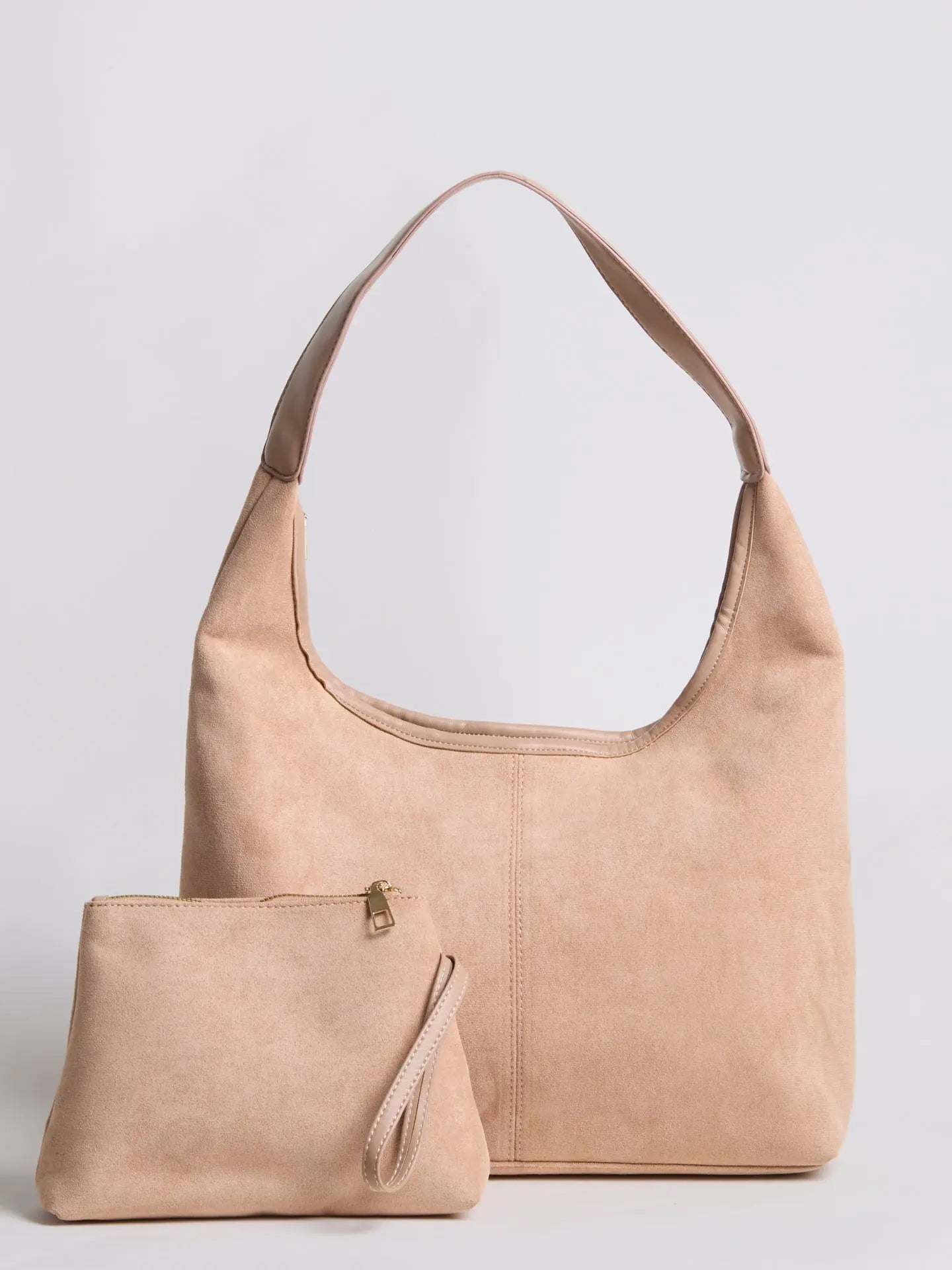 Rivora | Minimal Vegan Suede Hobo Bag Timeless & Chic