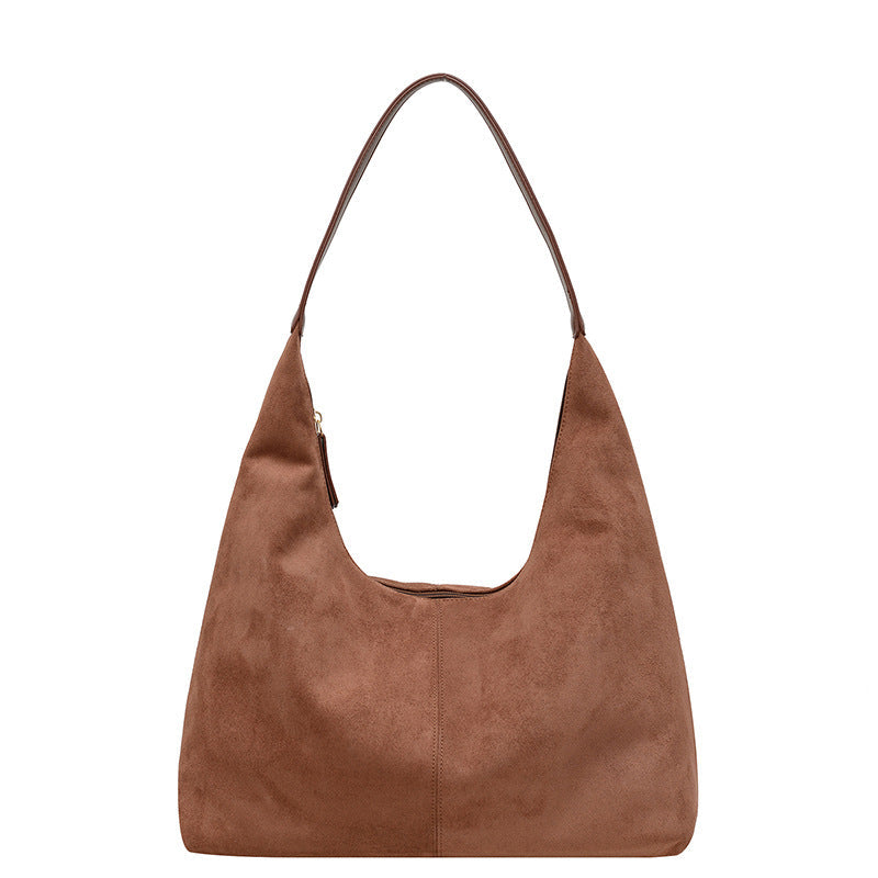 Rivora | Minimal Vegan Suede Hobo Bag Timeless & Chic