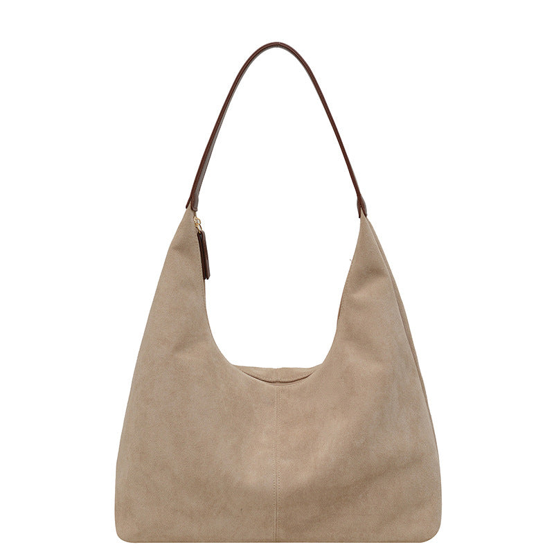 Rivora | Minimal Vegan Suede Hobo Bag Timeless & Chic