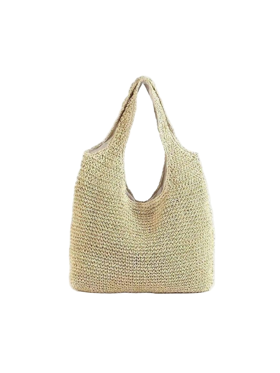 Rivora | Soft Straw Tote Slouchy Woven Shoulder Bag