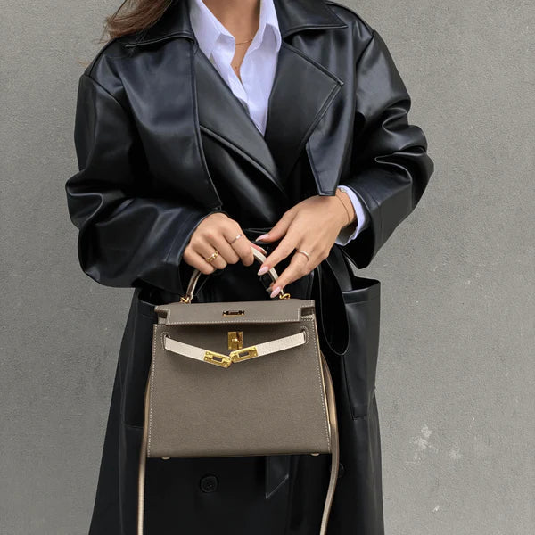 Rivora | Luxury Faux Leather Handbag  Iconic Elegance & Timeless Design