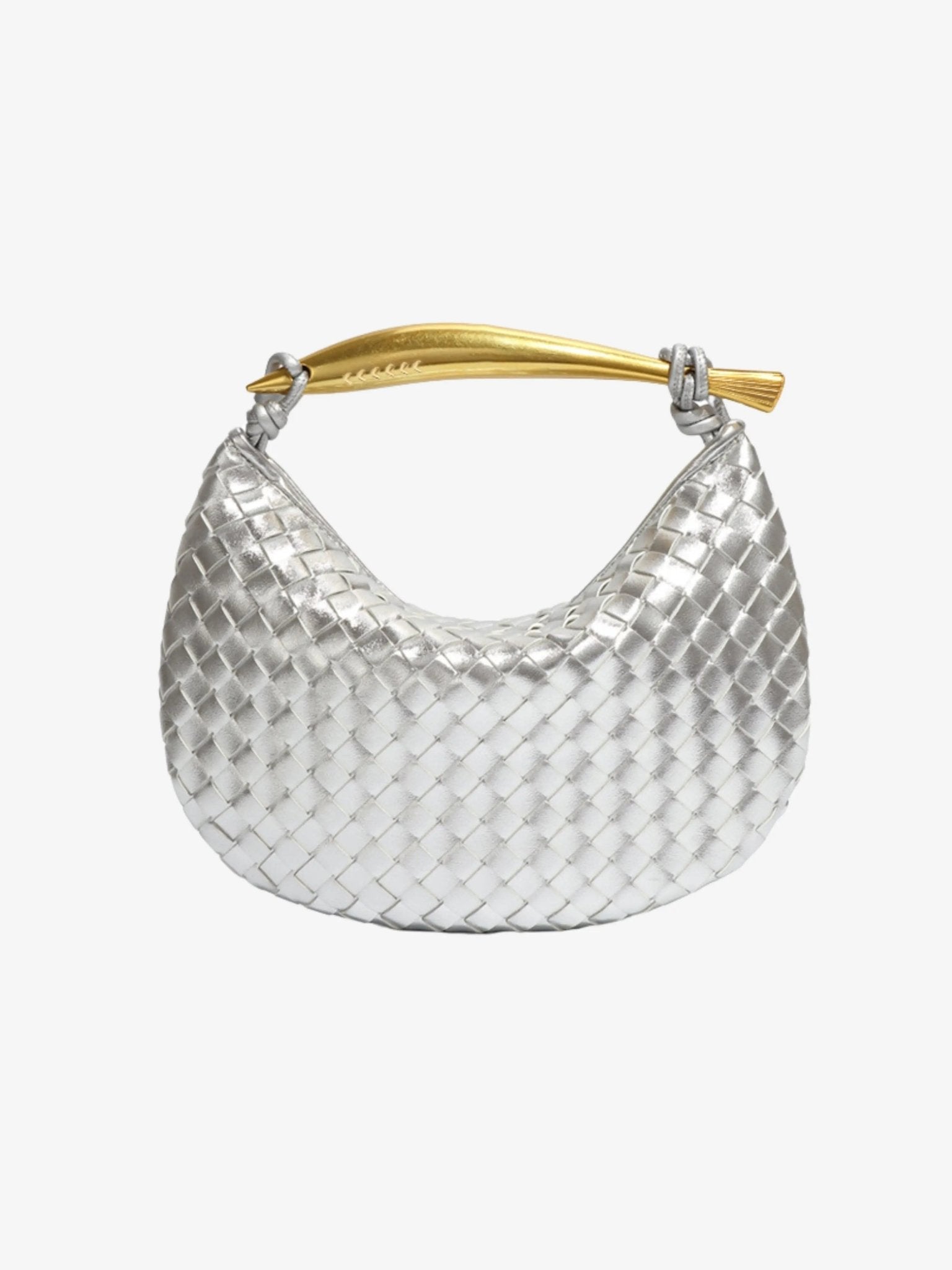 Rivora | Woven Handbag Sculptural Handle Designer-Inspired Bag