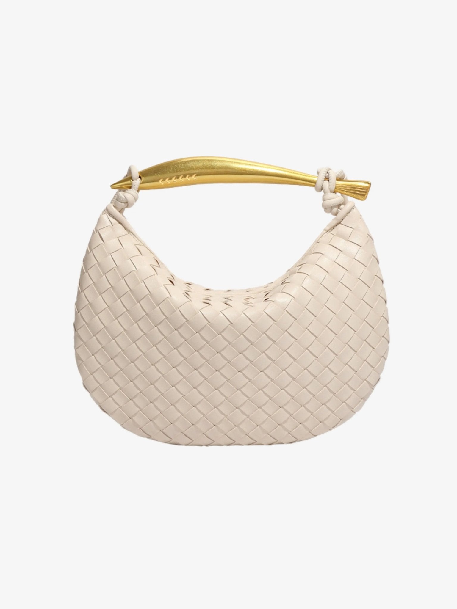 Rivora | Woven Handbag Sculptural Handle Designer-Inspired Bag
