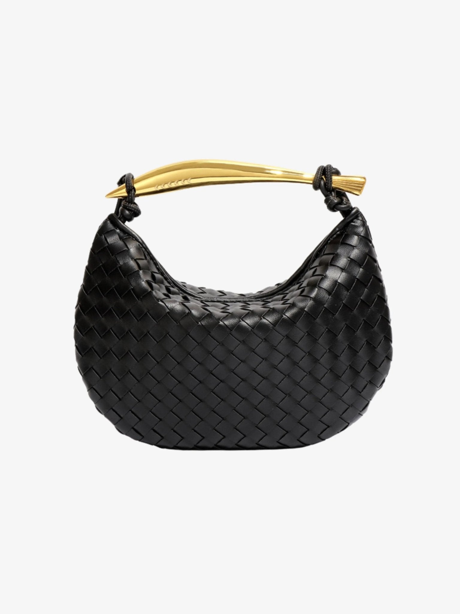 Rivora | Woven Handbag Sculptural Handle Designer-Inspired Bag
