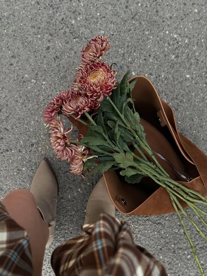 Rivora | Luxe Suede Shoulder Bag Effortless & Chic