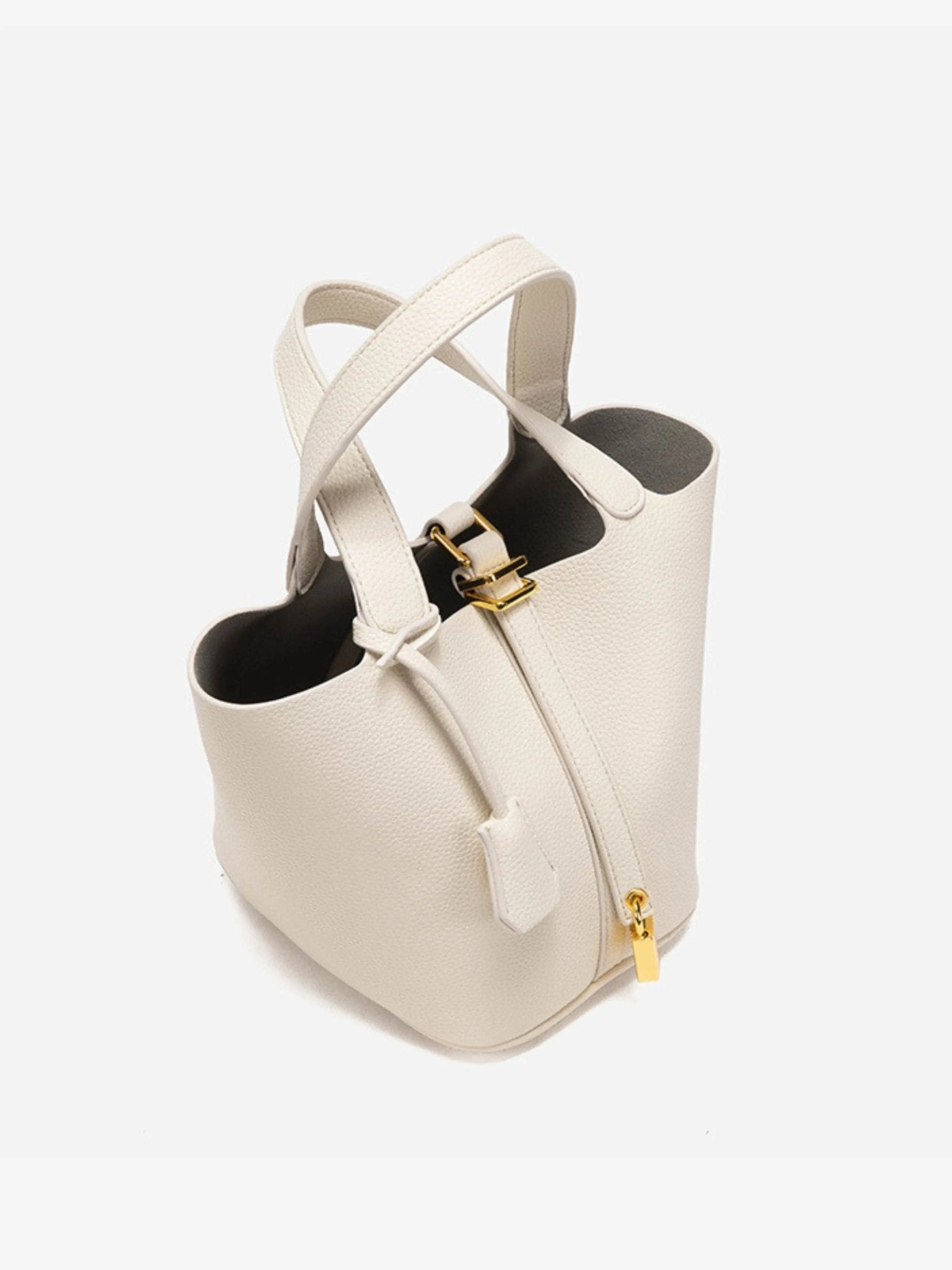 Rivora | Luxe Faux Leather Bucket Bag Timeless & Elegant