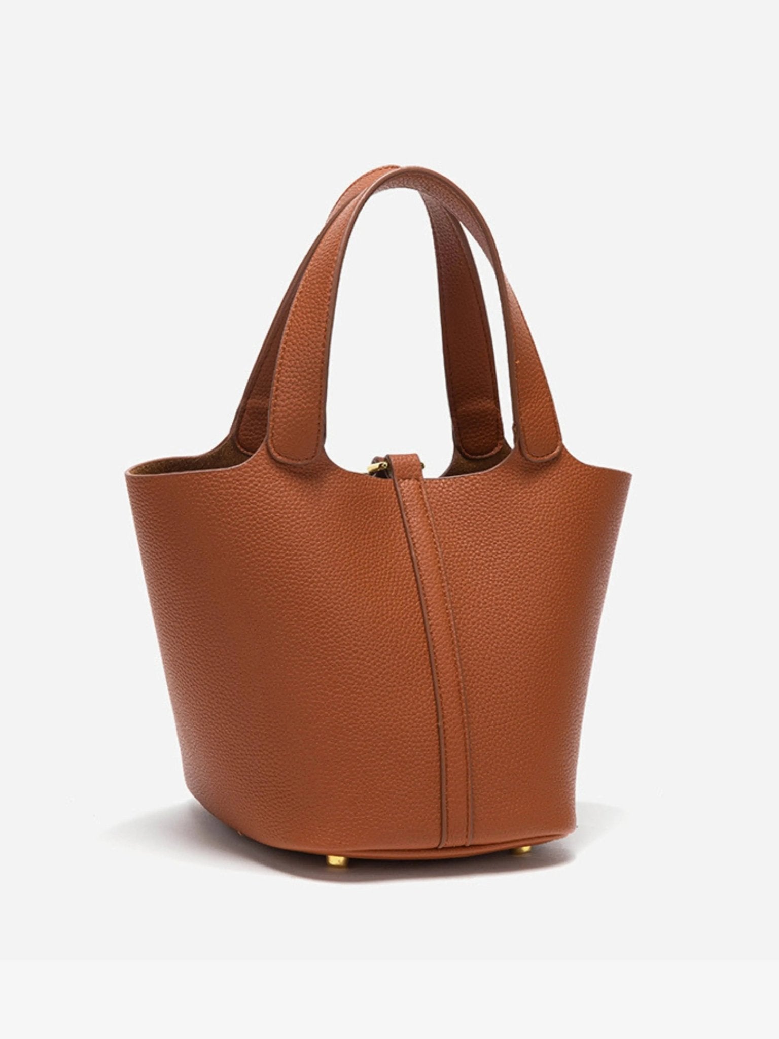 Rivora | Luxe Faux Leather Bucket Bag Timeless & Elegant